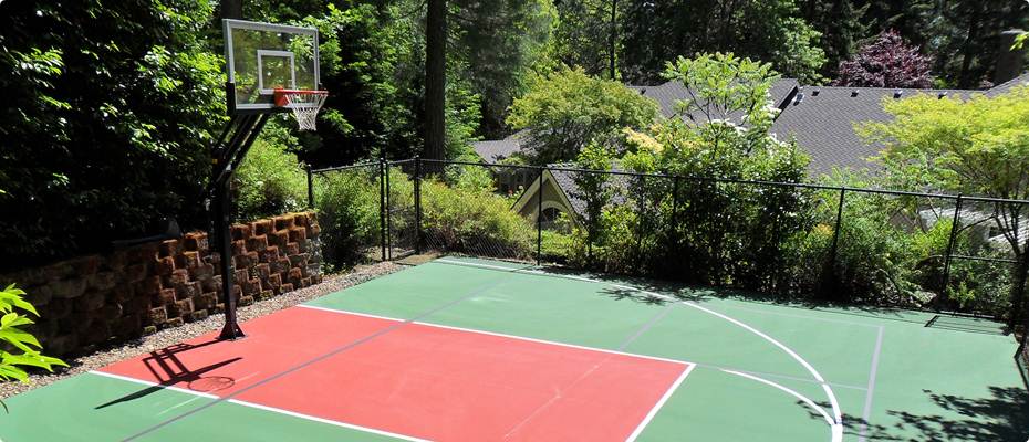 Basketball Court Installation by Home Court